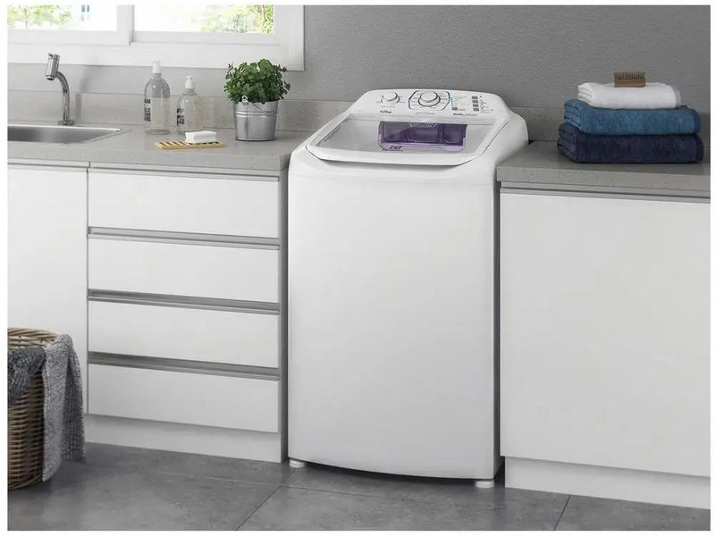 Lavadora de Roupas Electrolux LAC12 - 12Kg Cesto Inox 12 Programas de Lavagem